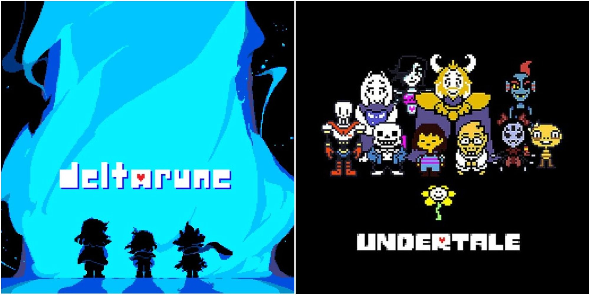 Toby Fox's indie game Deltarune protagonists compared to Undertale protagonists
