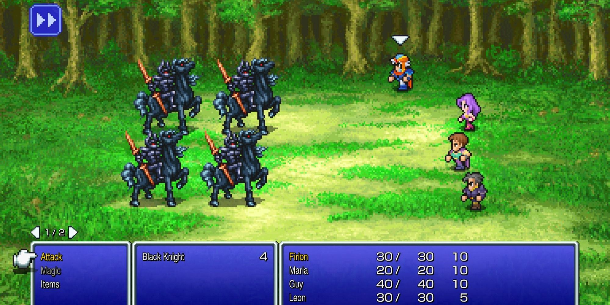 Final Fantasy 2 Pixel Remaster Black Knights