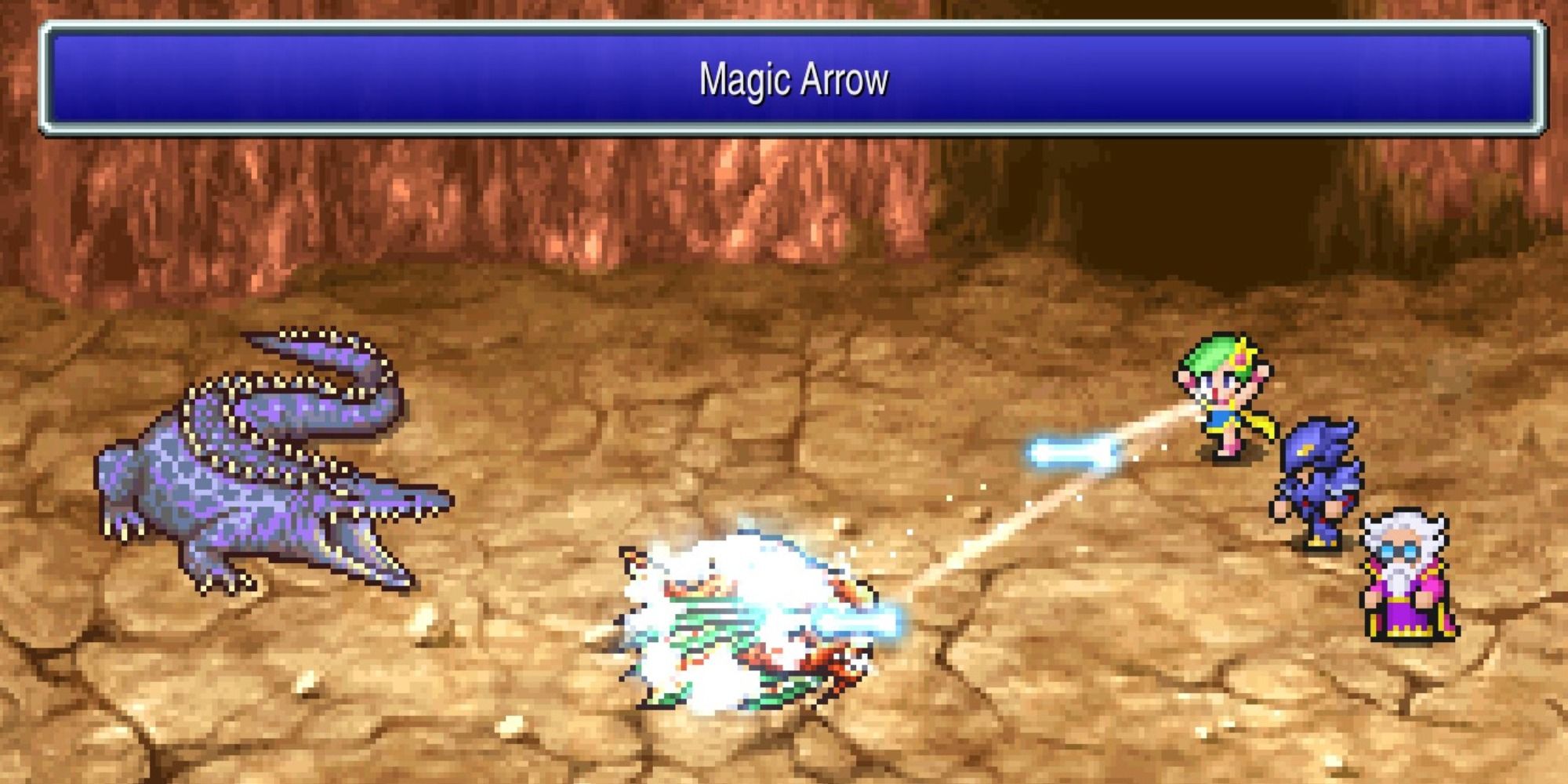 Final Fantasy 4 Pixel Remaster Magic Arrow Rydia