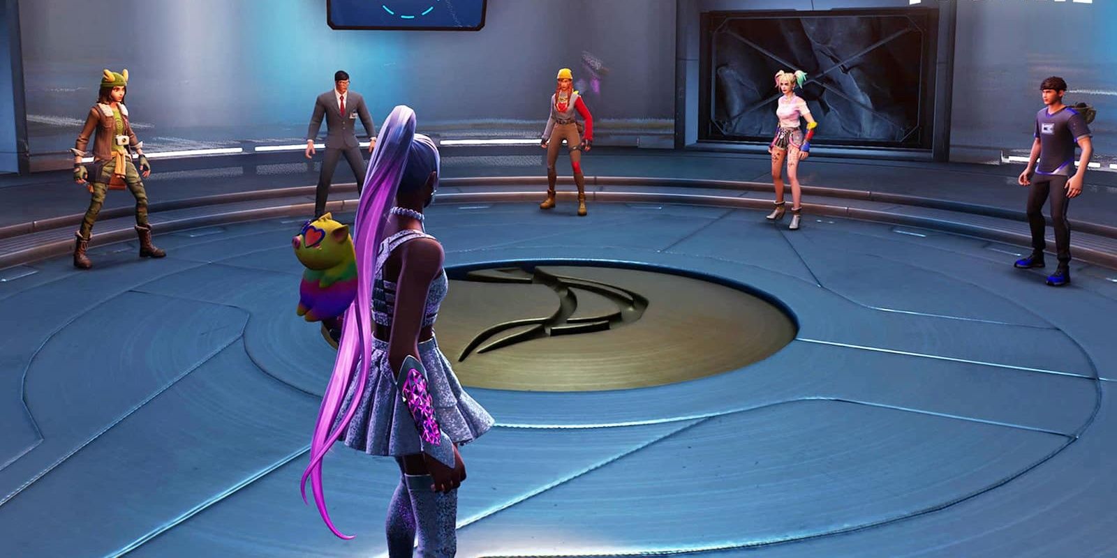 A screenshot showing gameplay in Fortnite Impostors