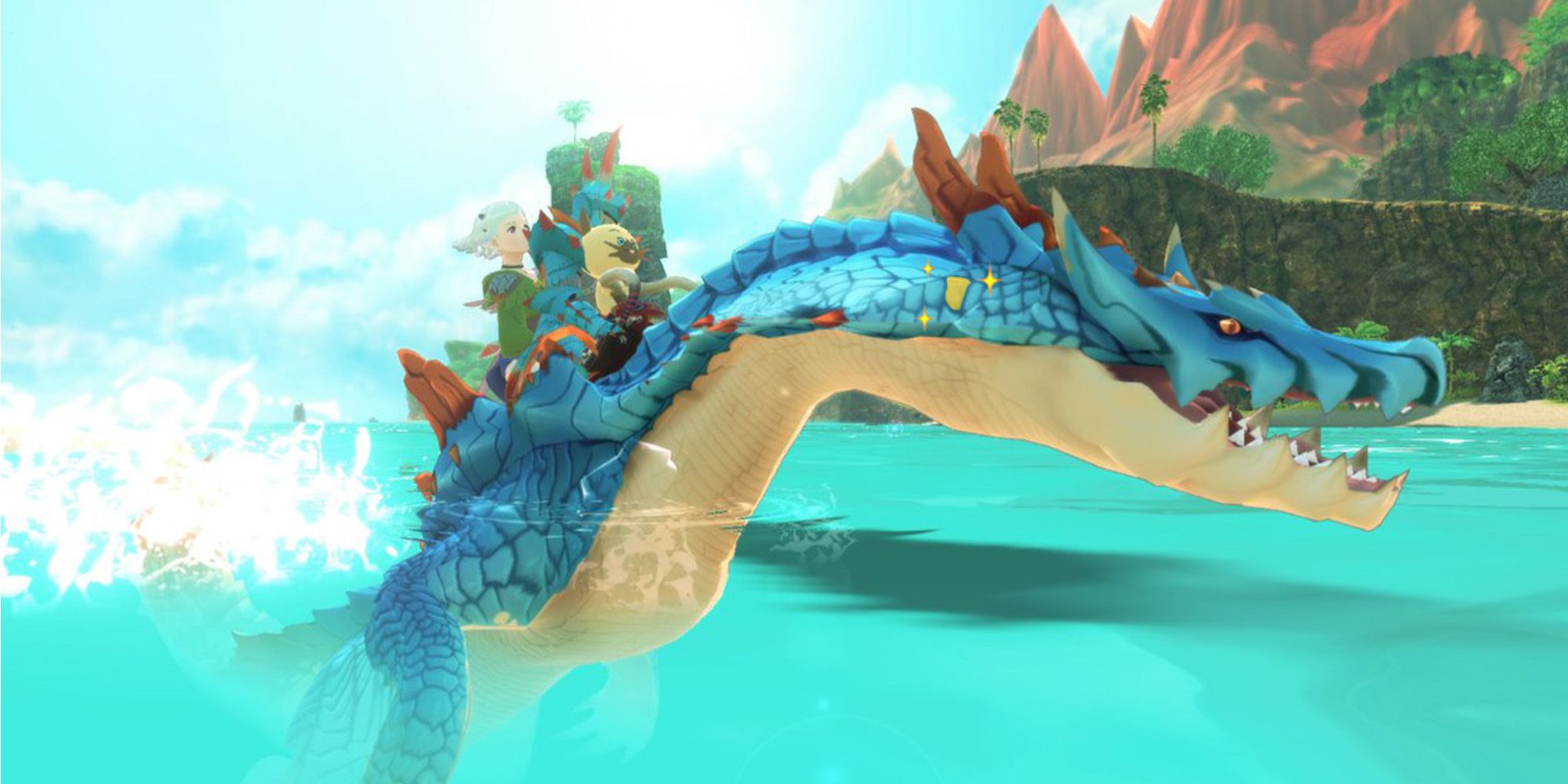 A Lagiacrus with a Fortune Scale Monster Hunter Stories 2