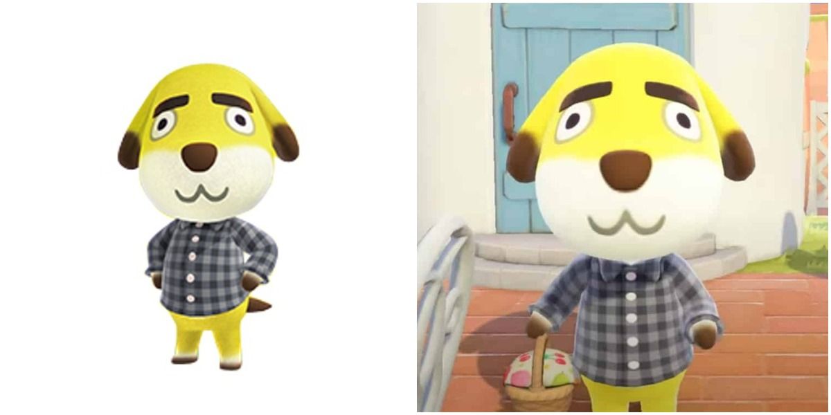 Animal Crossing New Horizons 2.0 update amiibos Frett dog villager