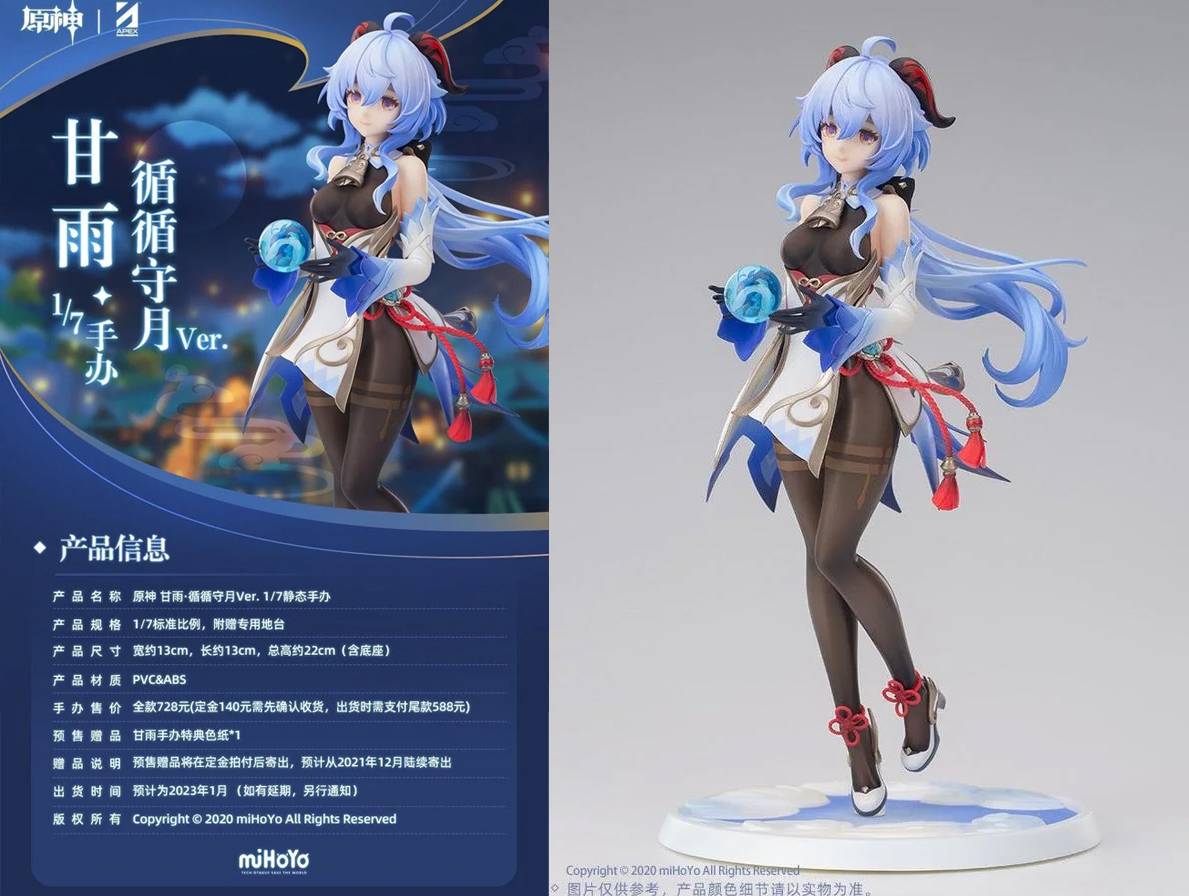 Ganyu Is Getting Her Own Figure, Joining Genshin Impact's Roster Of Five-Star Merch