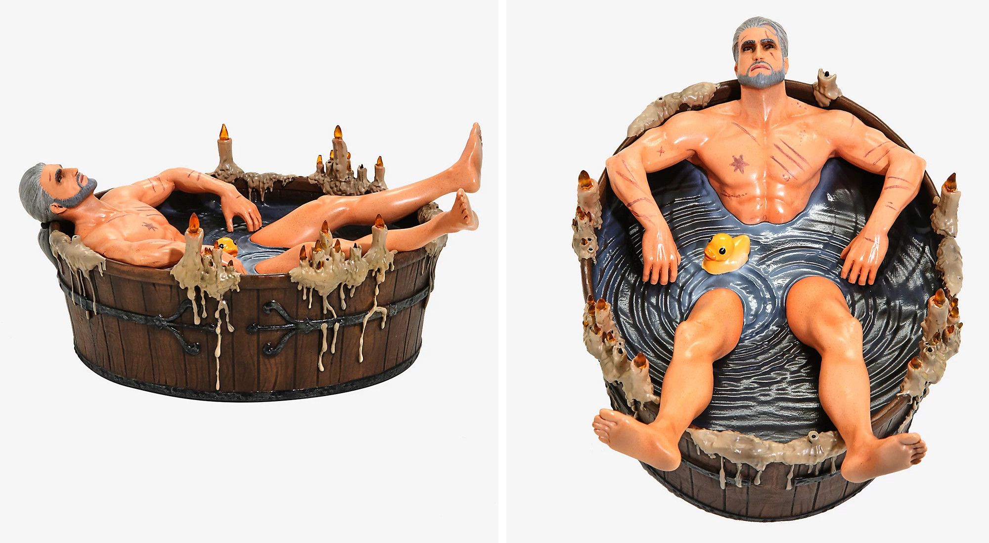 Geralt bathtub rubber ducky figurine boxlunch