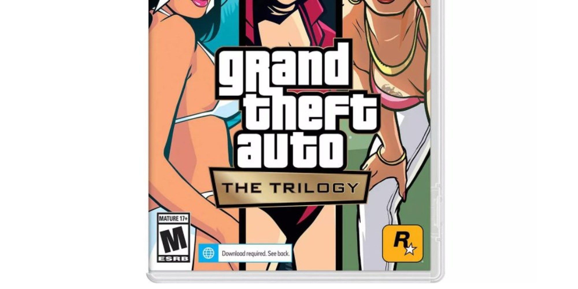 The physical version of GTA Trilogy on Switch needs a separate download