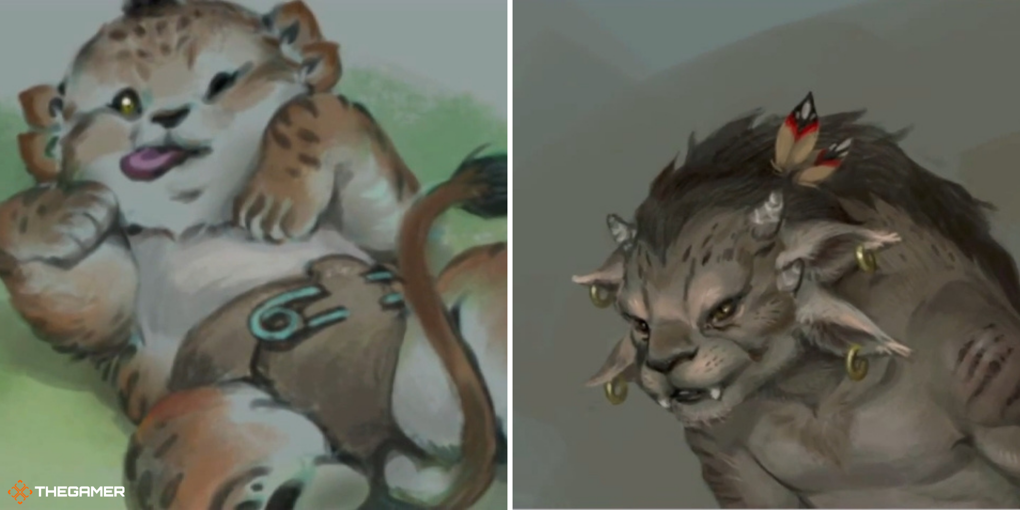 Guild Wars 2 - Concept art of young charr