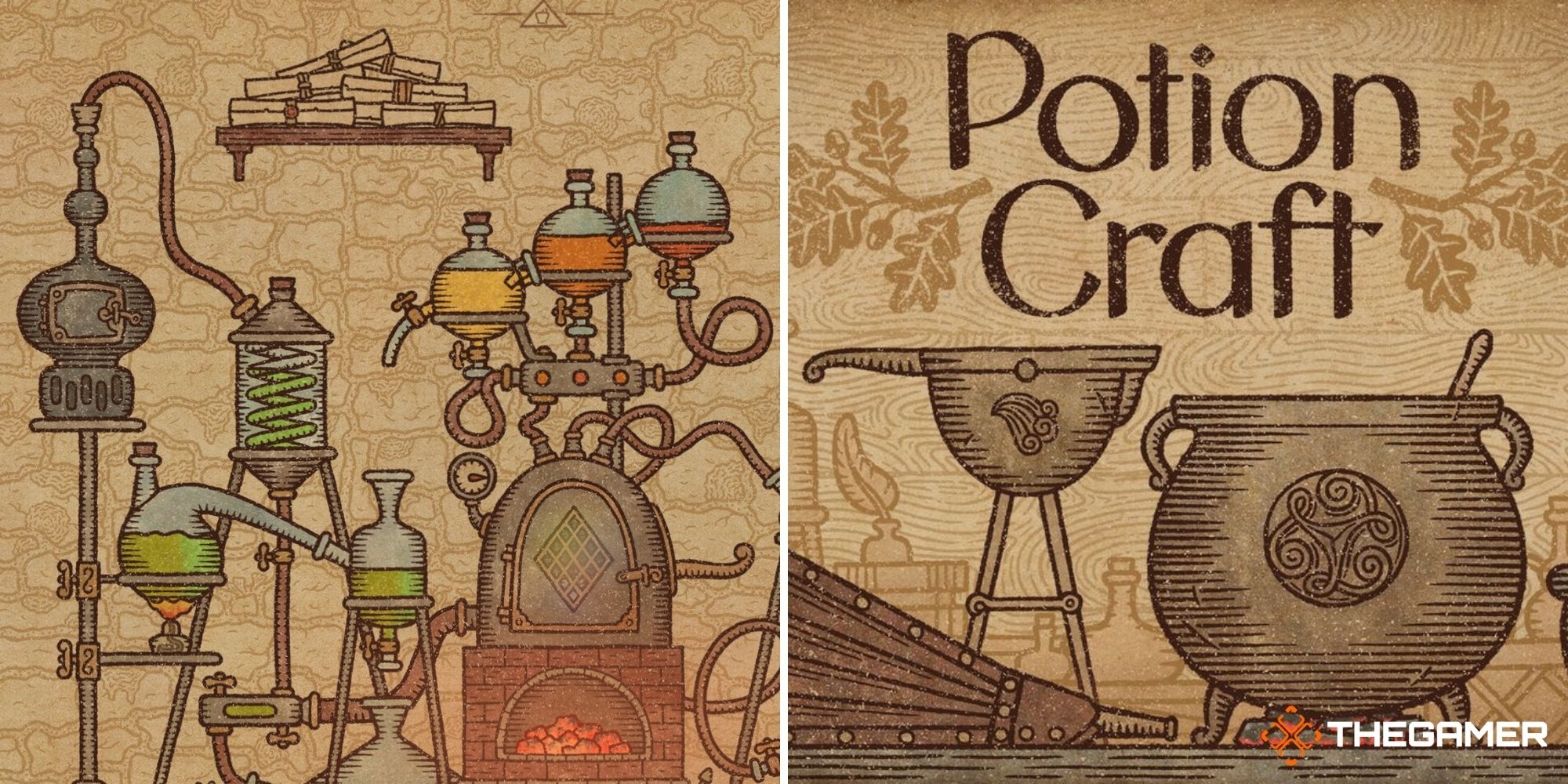 Potion Craft: Alchemist Simulator medieval inspired game artwork