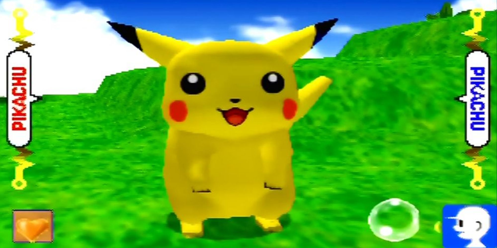 Hey You Pikachu gameplay screenshot of Pikcachu
