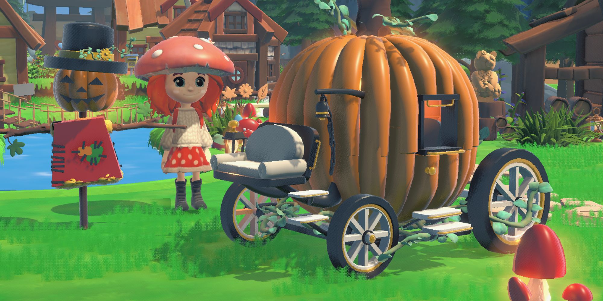 Hokko Life pumpkin carriage creation