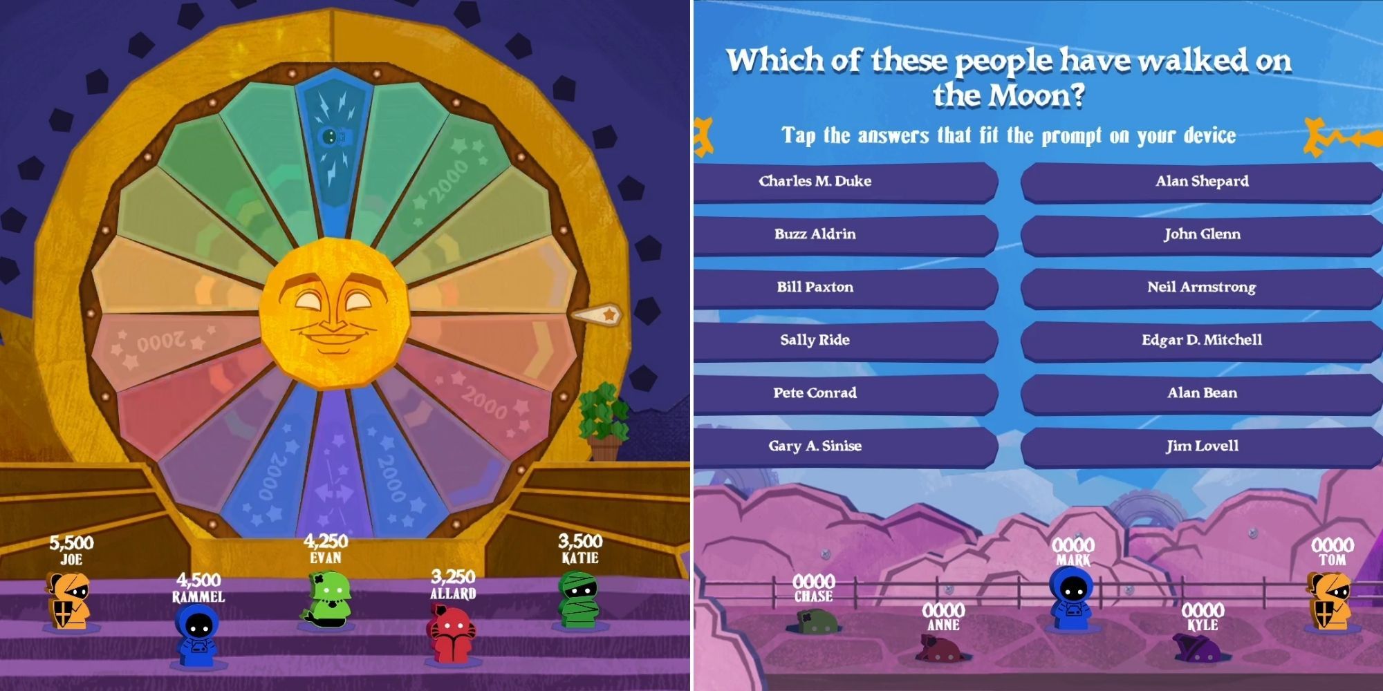 Jackbox Party Pack 8 - The Wheel Of Enormous Proportions - The giant wheel - An example question