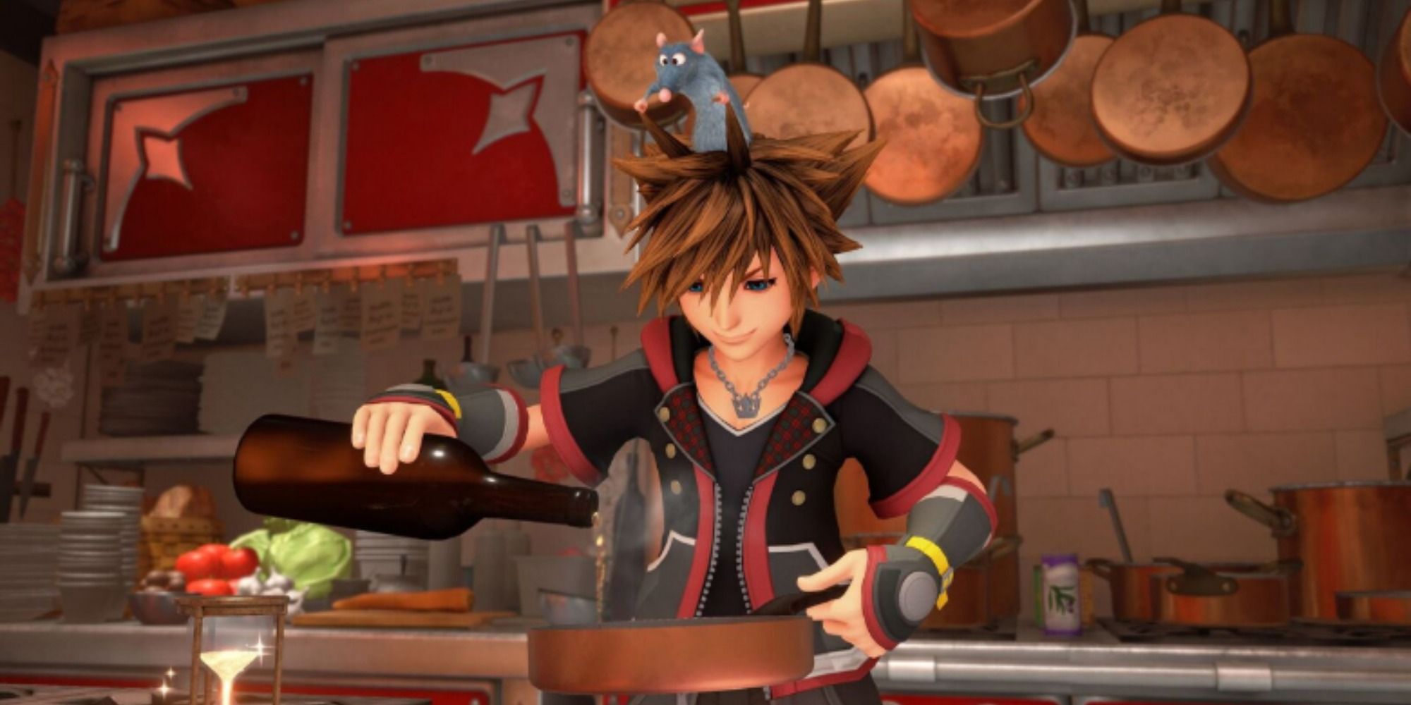 Kingdom Hearts 3 Sora and Remy Cooking