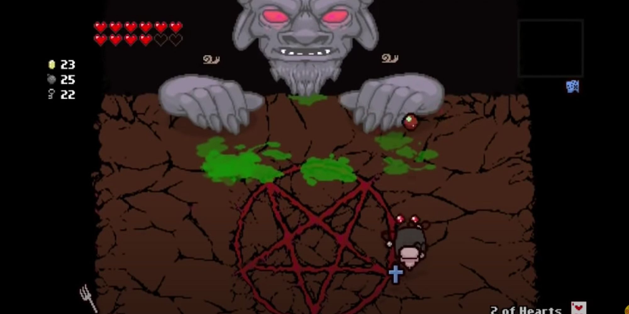 Mega Satan boss fight in the Binding of Isaac