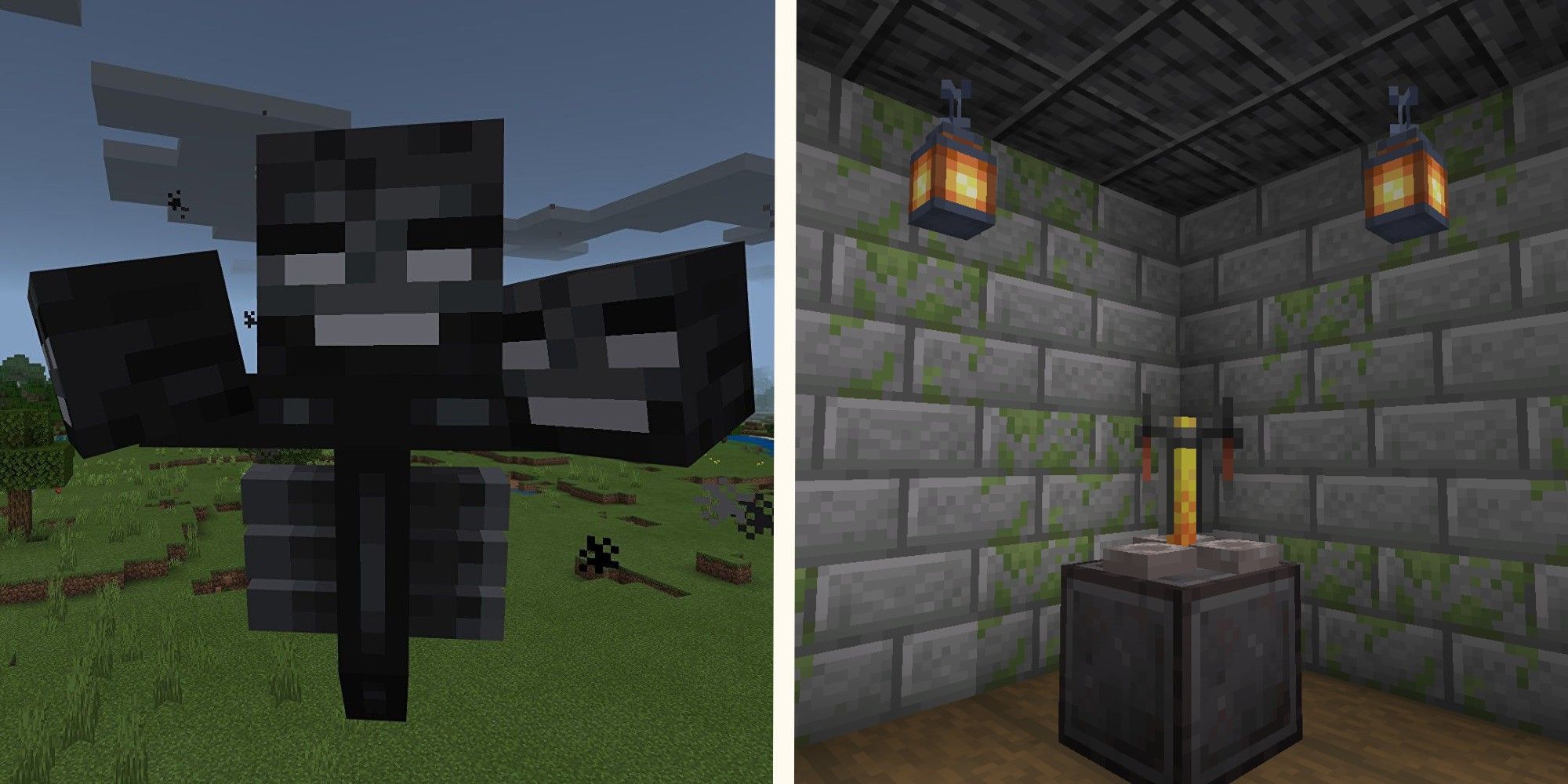 image of wither next to image of a brewing stand