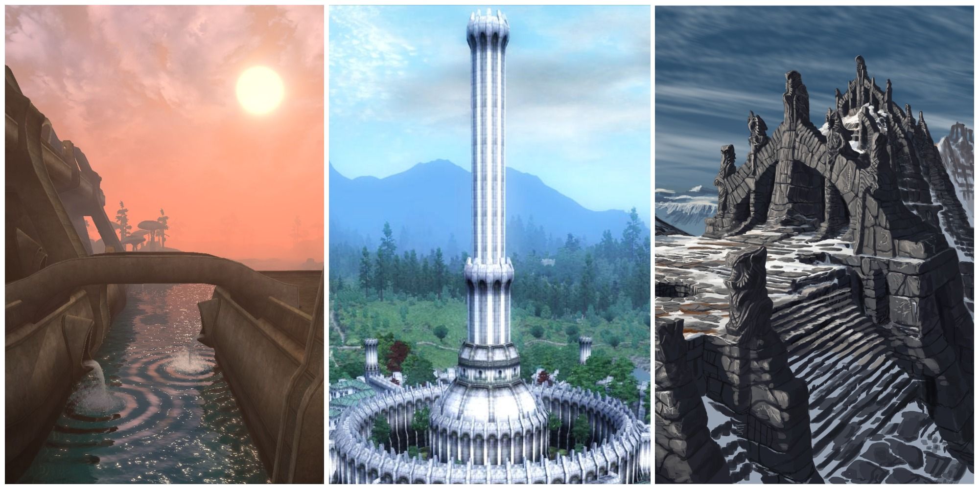 white gold tower in skyrim