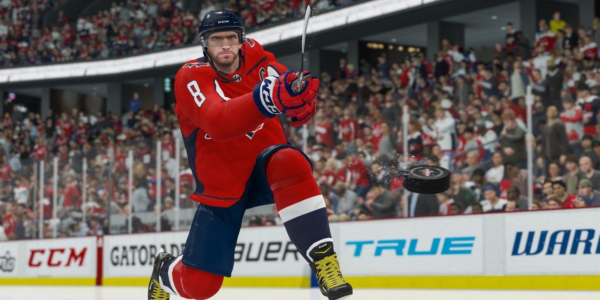 Alex Ovechkin NHL 22 video game screenshot Washington Capitals hockey