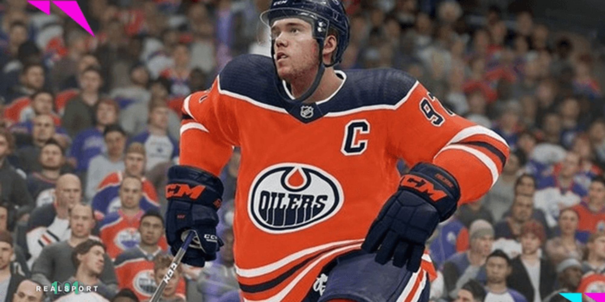 Connor McDavid NHL 22 screenshot Edmonton Oilers Hockey video game screenshot