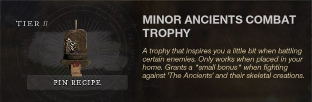 New World Ancients Combat Trophy