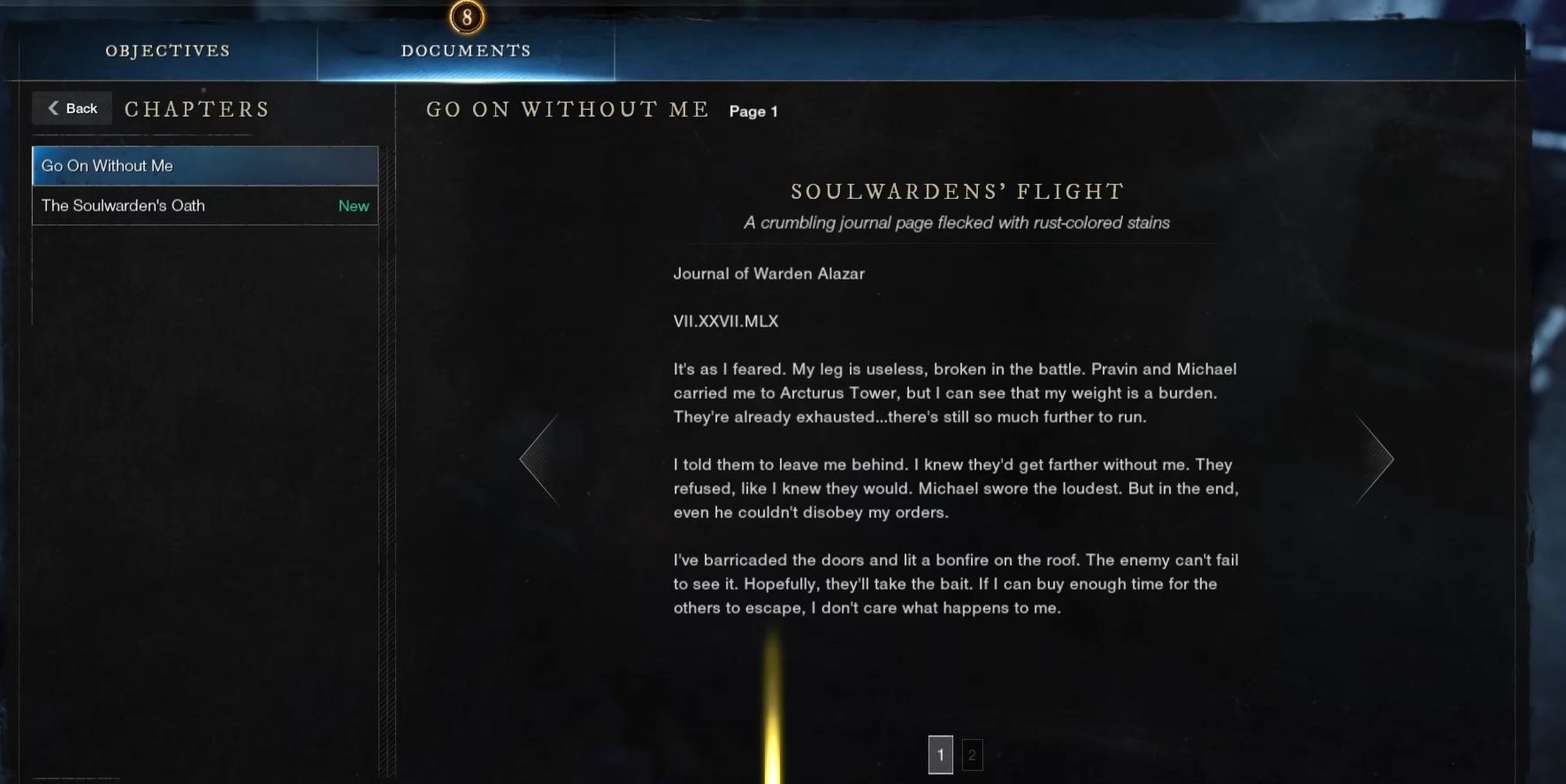 New World Lore Entry