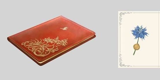 Concept art of the Lovers' Notebook in Final Fantasy 15