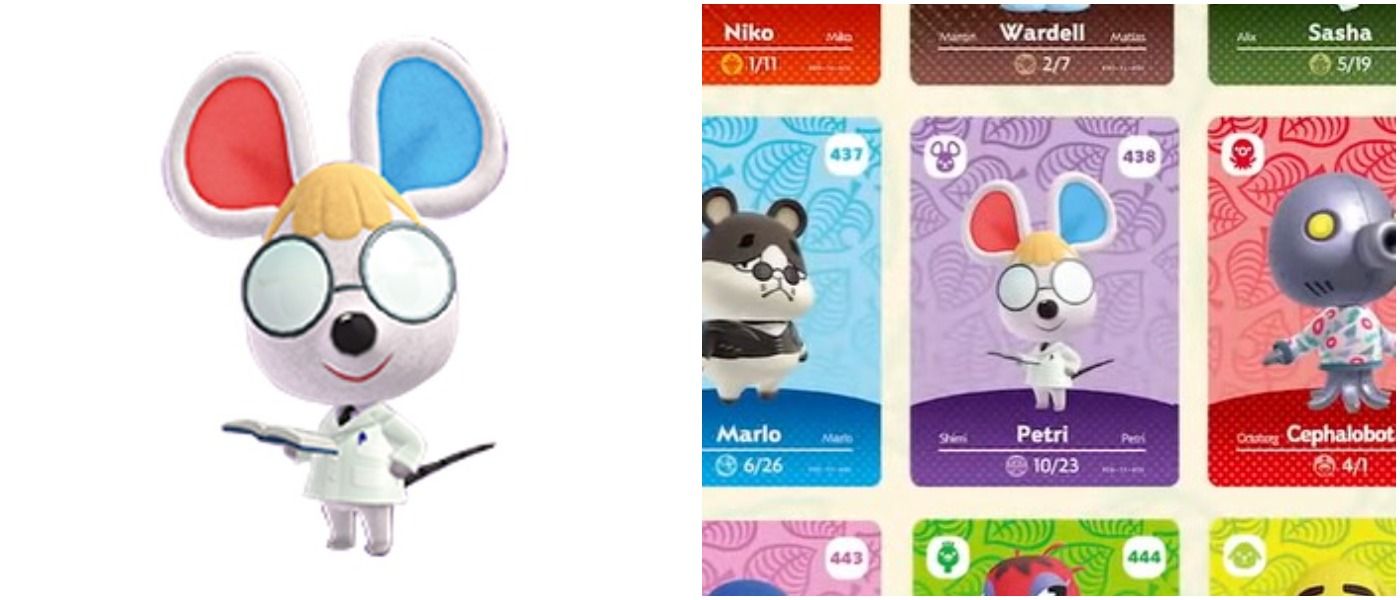 Animal Crossing New Horizons 2.0 update amiibos Petri mouse