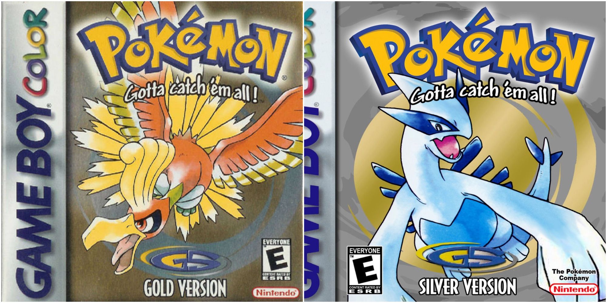 Pokemon Gold and Silver Box Arts