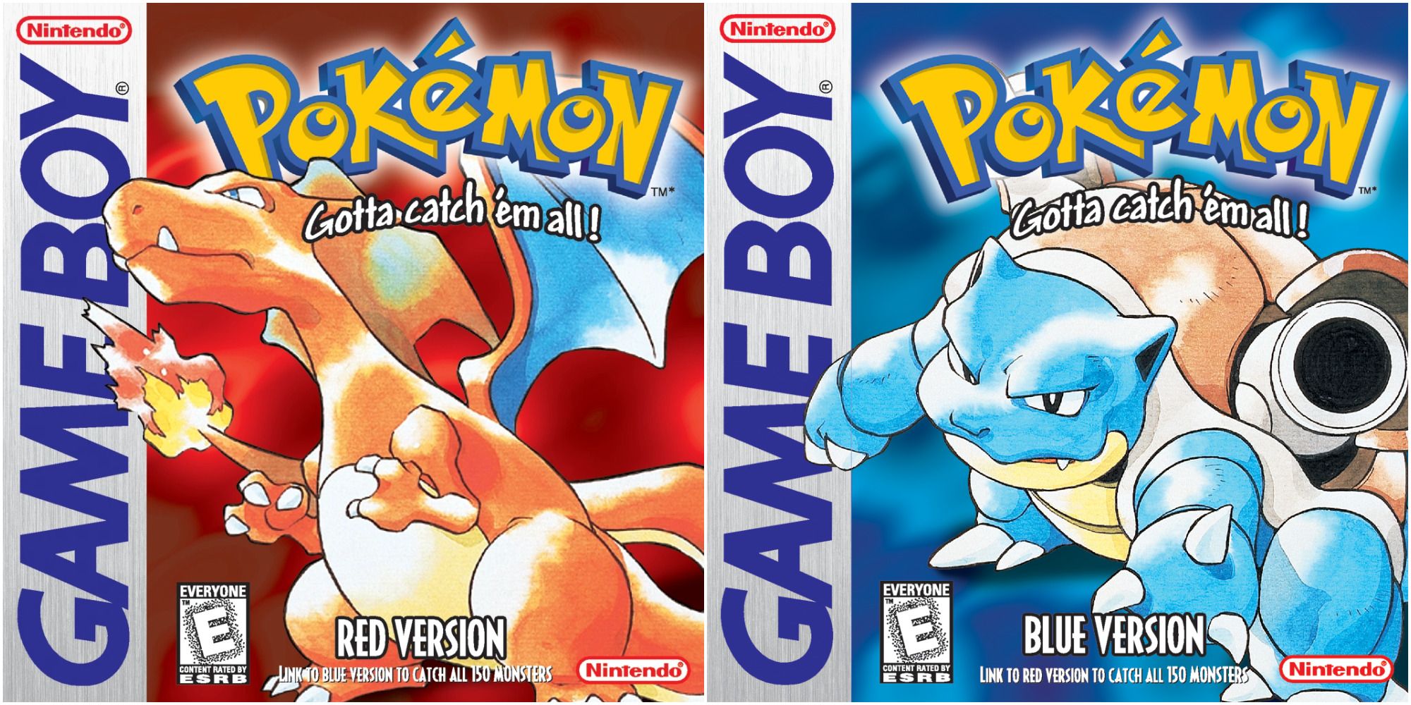 Pokemon Red and Blue Box Art