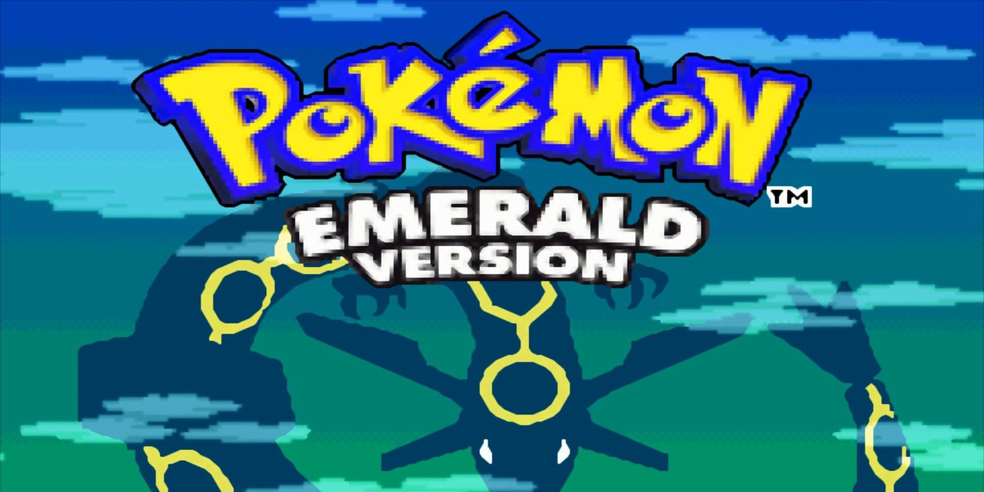 Pokemon Emerald start screen