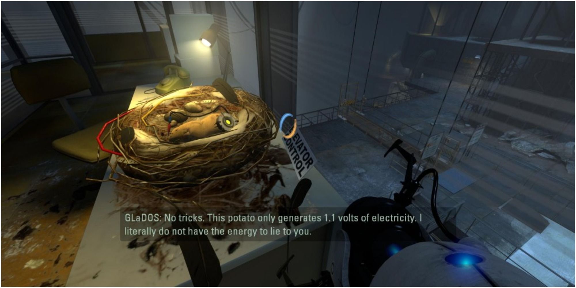 Portal 2 Finding GlaDoS After She's Been Placed Into A Potato