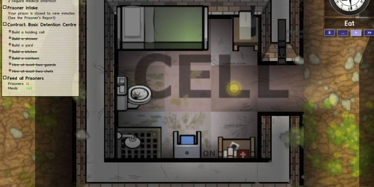 Prison Architect Cell With Shower