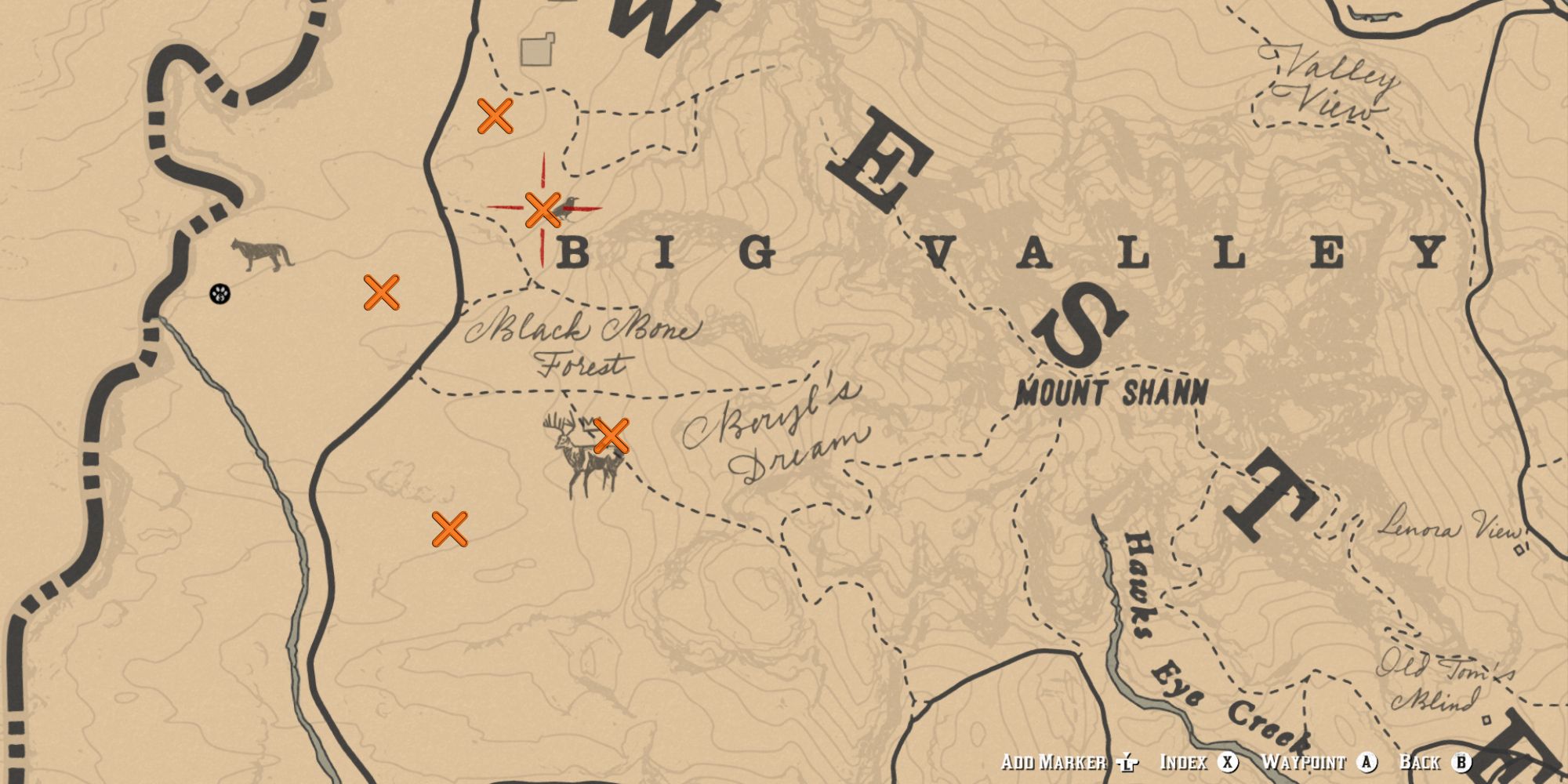 Red Dead Redemption 2 Big Valley Map Lady Slipper Orchid Locations 