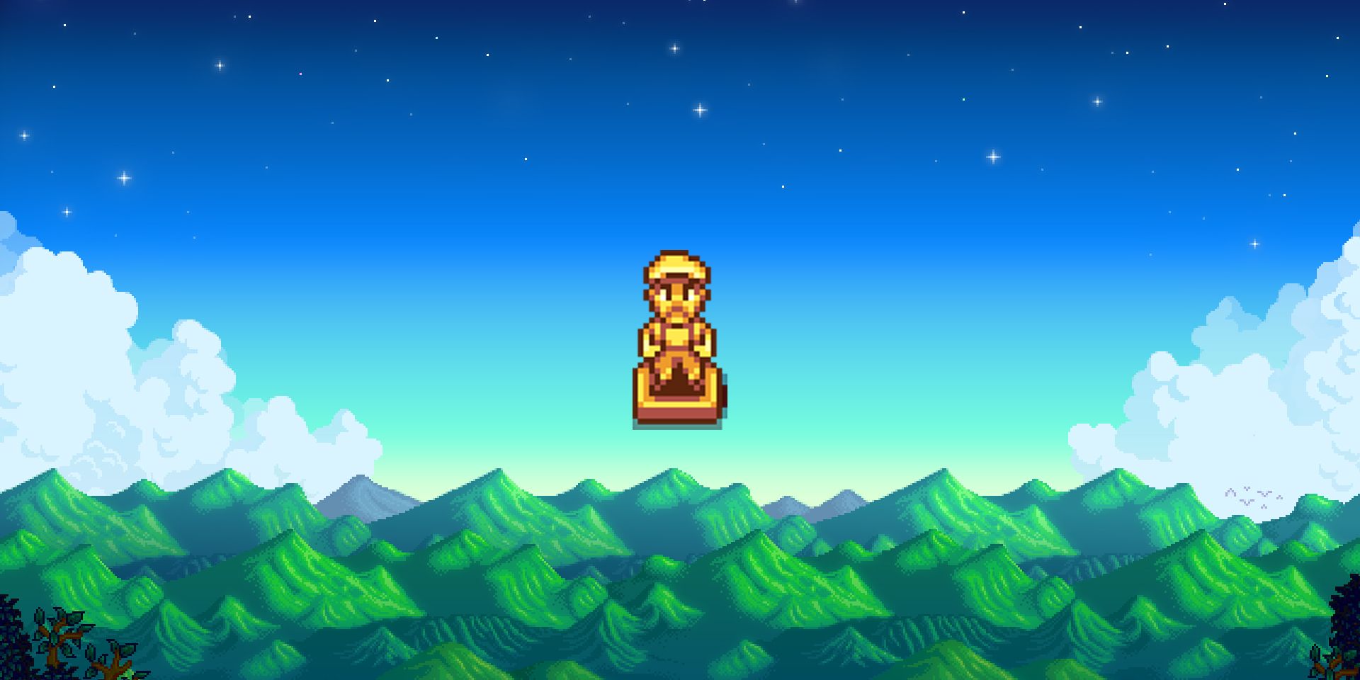 Stardew Valley Solid Gold Lewis Statue