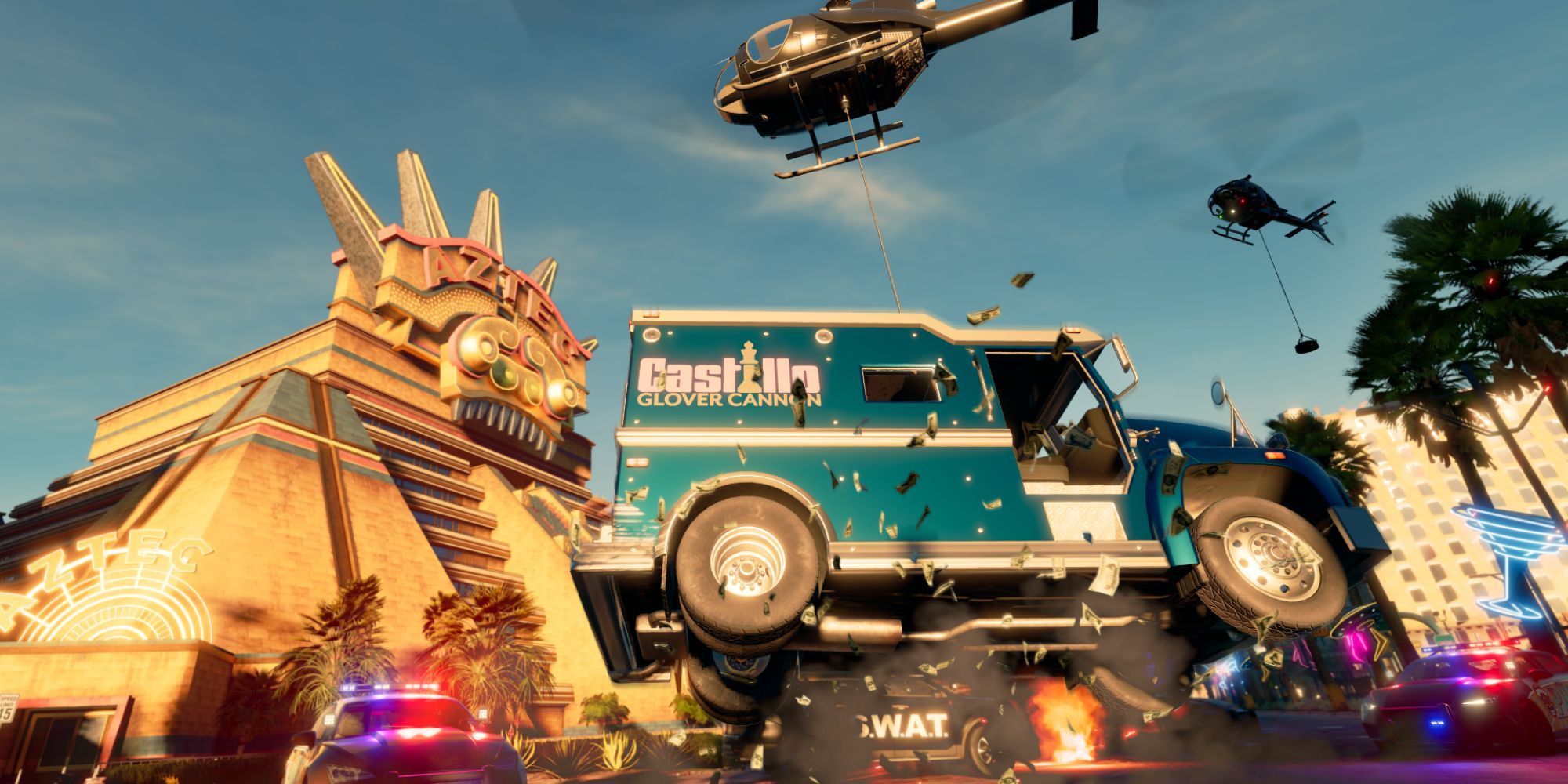 Saints Row Gameplay Van Exploding