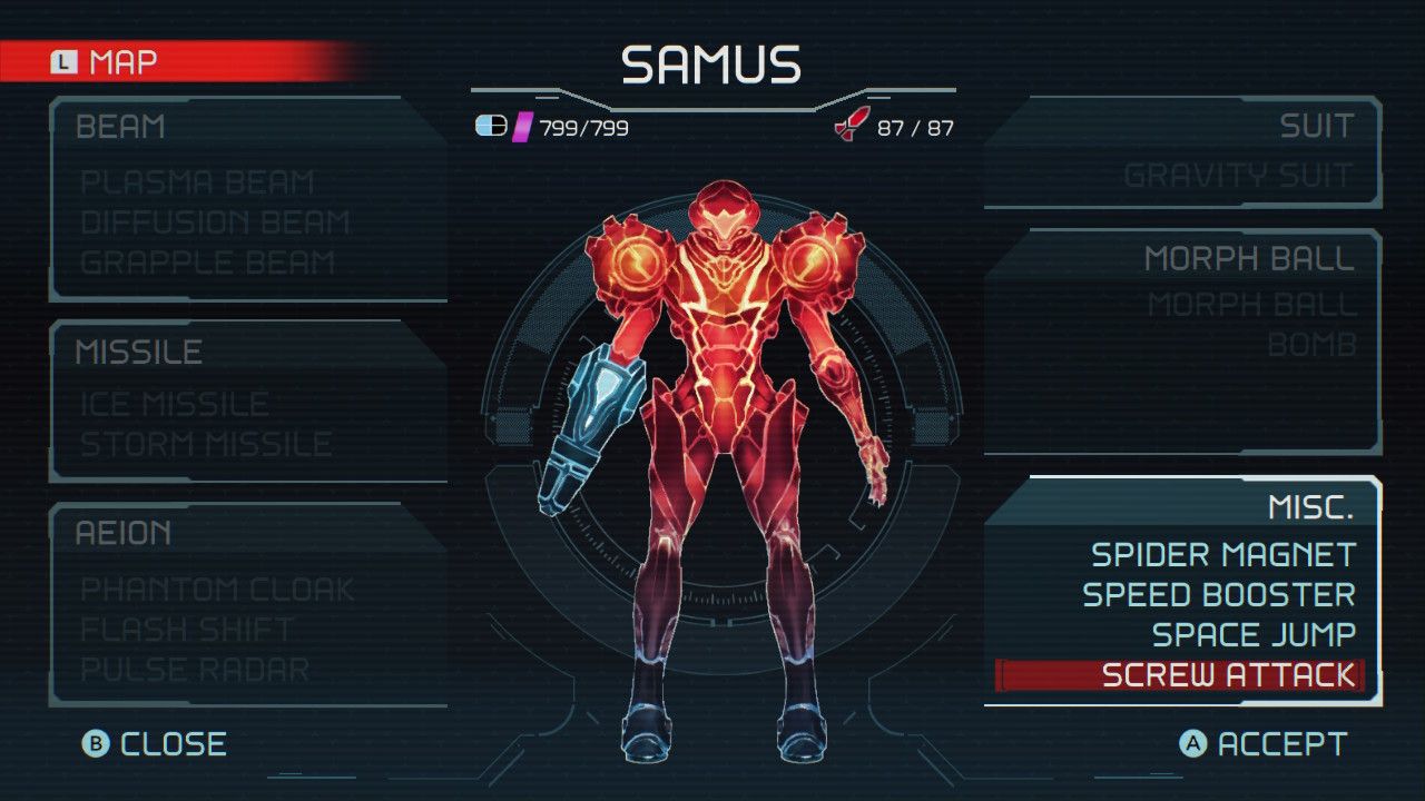Samus Suit Upgrades for Golzuna Battle