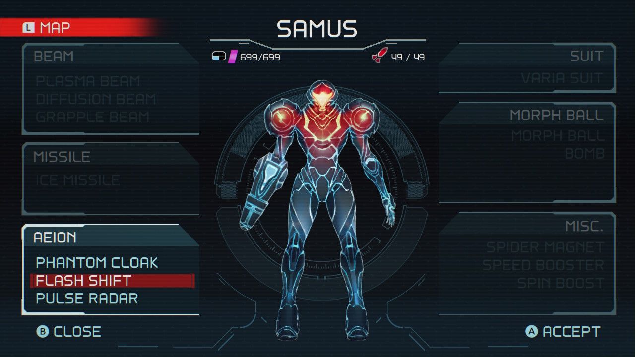 Samus Power Suit Upgrades For Escue Battle