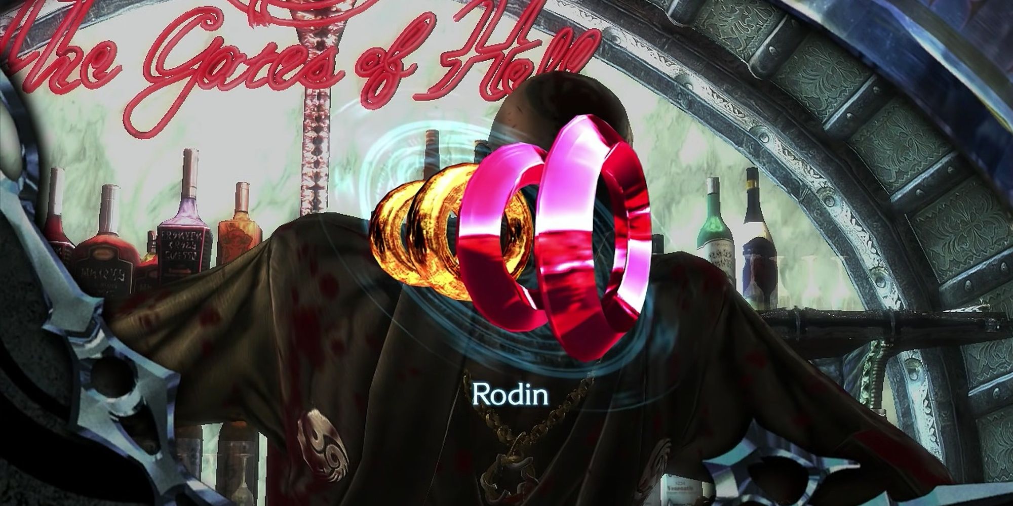Rodin weapon unlock screen in Bayonetta 2