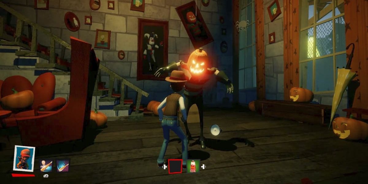 A screenshot showing gameplay in Secret Neighbor