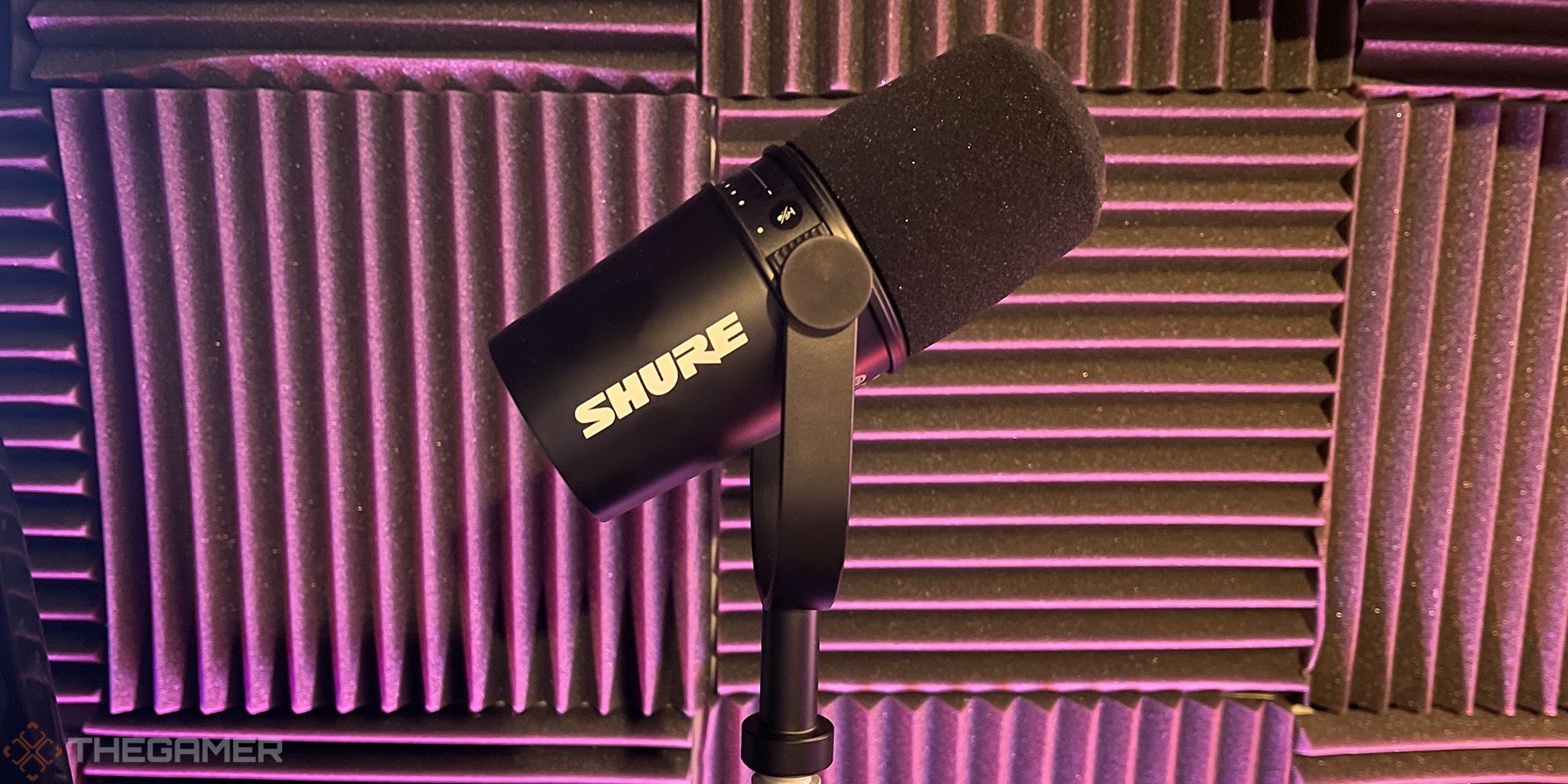 Shure MV7 Podcast Microphone Kit with Tabletop Tripod and