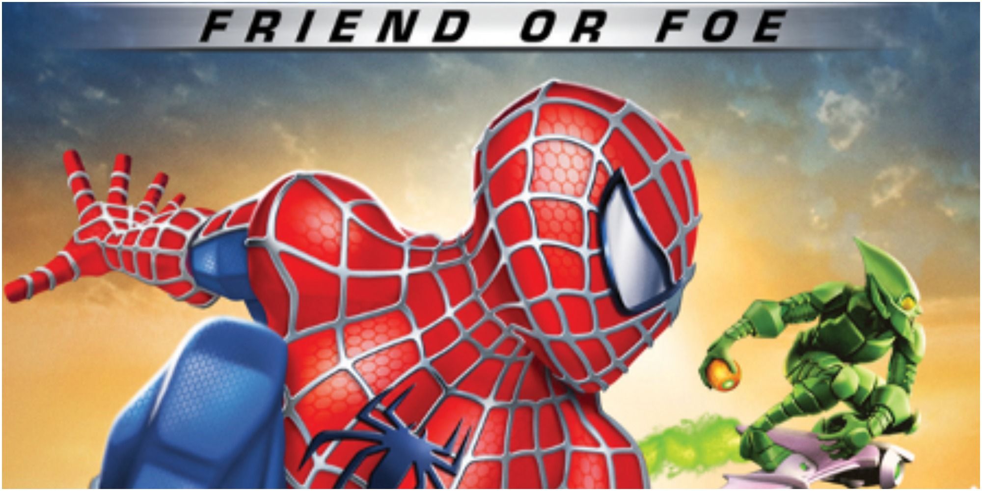 Spider-Man and the Green Goblin on the cover of Spider-Man Friend or Foe