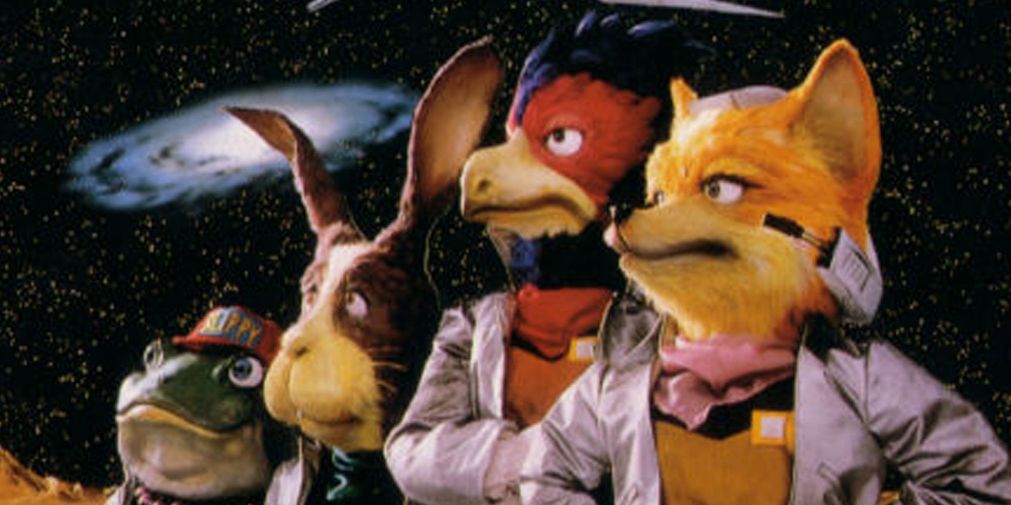 Star Fox Puppets Fox, Falco, Peppy and Slippy
