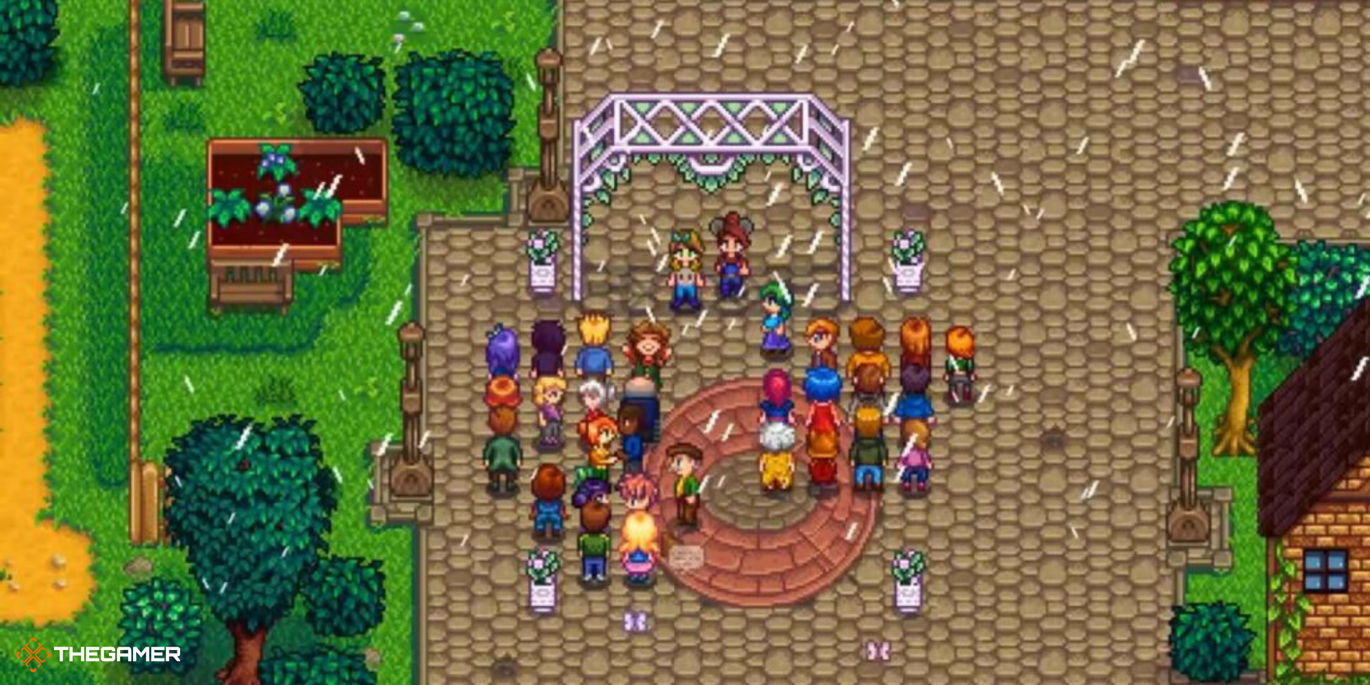 Stardew Valley - Marriage ceremony between two players