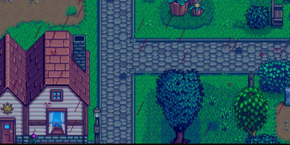 A Screenshot Of The Horror Rain Mod In Stardew Valley Gameplay 