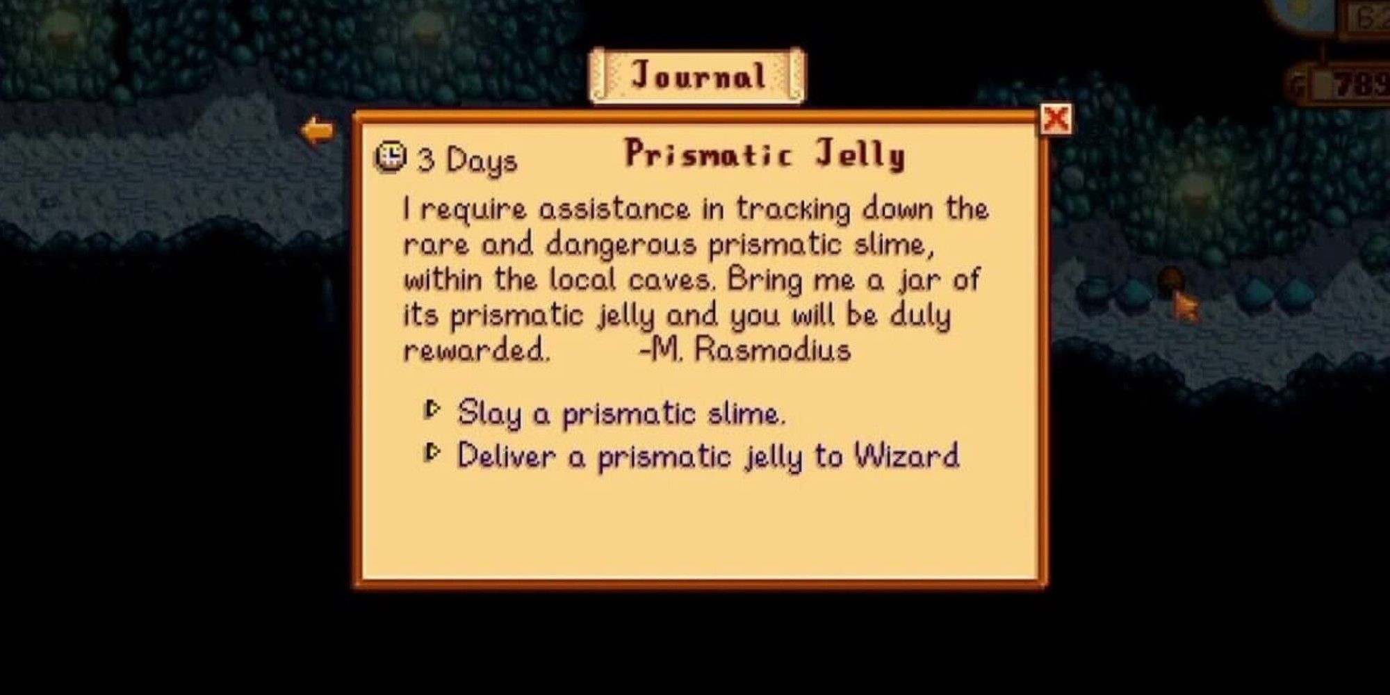  prismatic jelly quest description