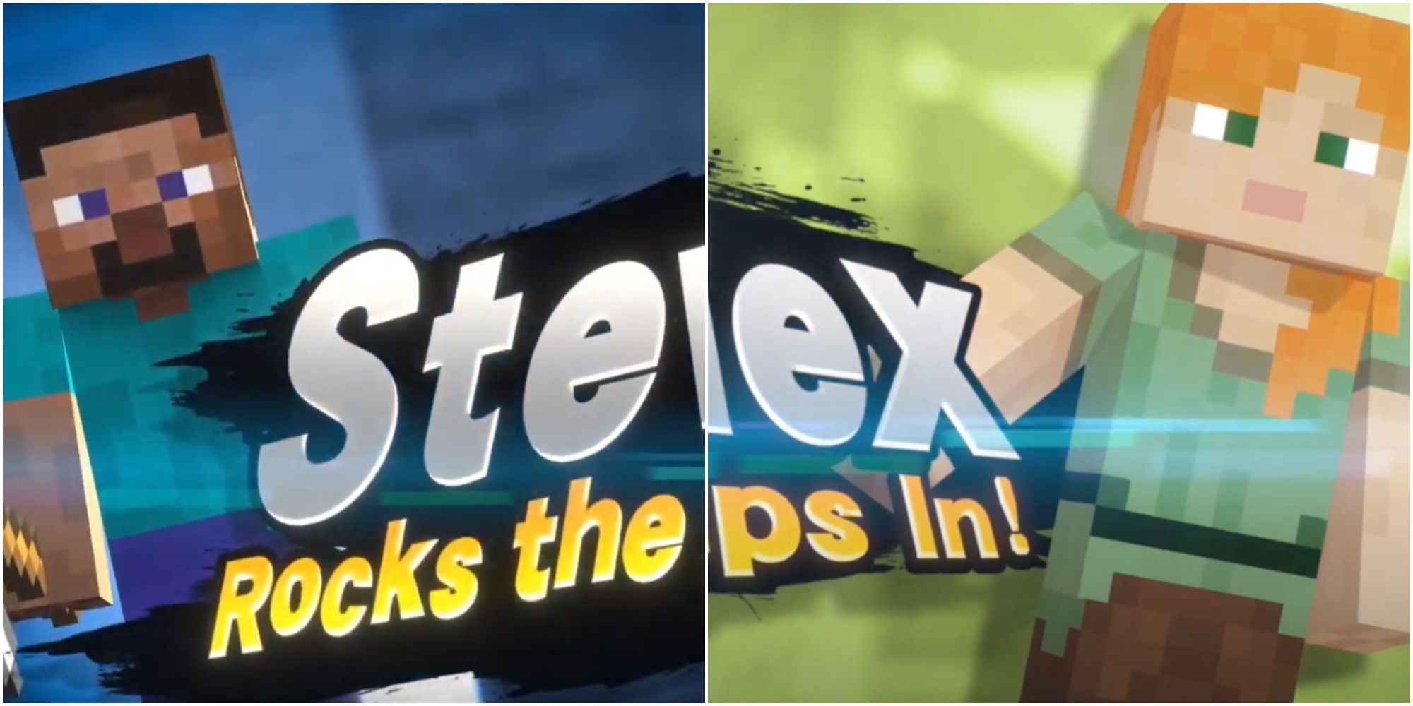 Steve and Alex from Minecraft As Guest DLC Characters in Super Smash Bros. Ultimate