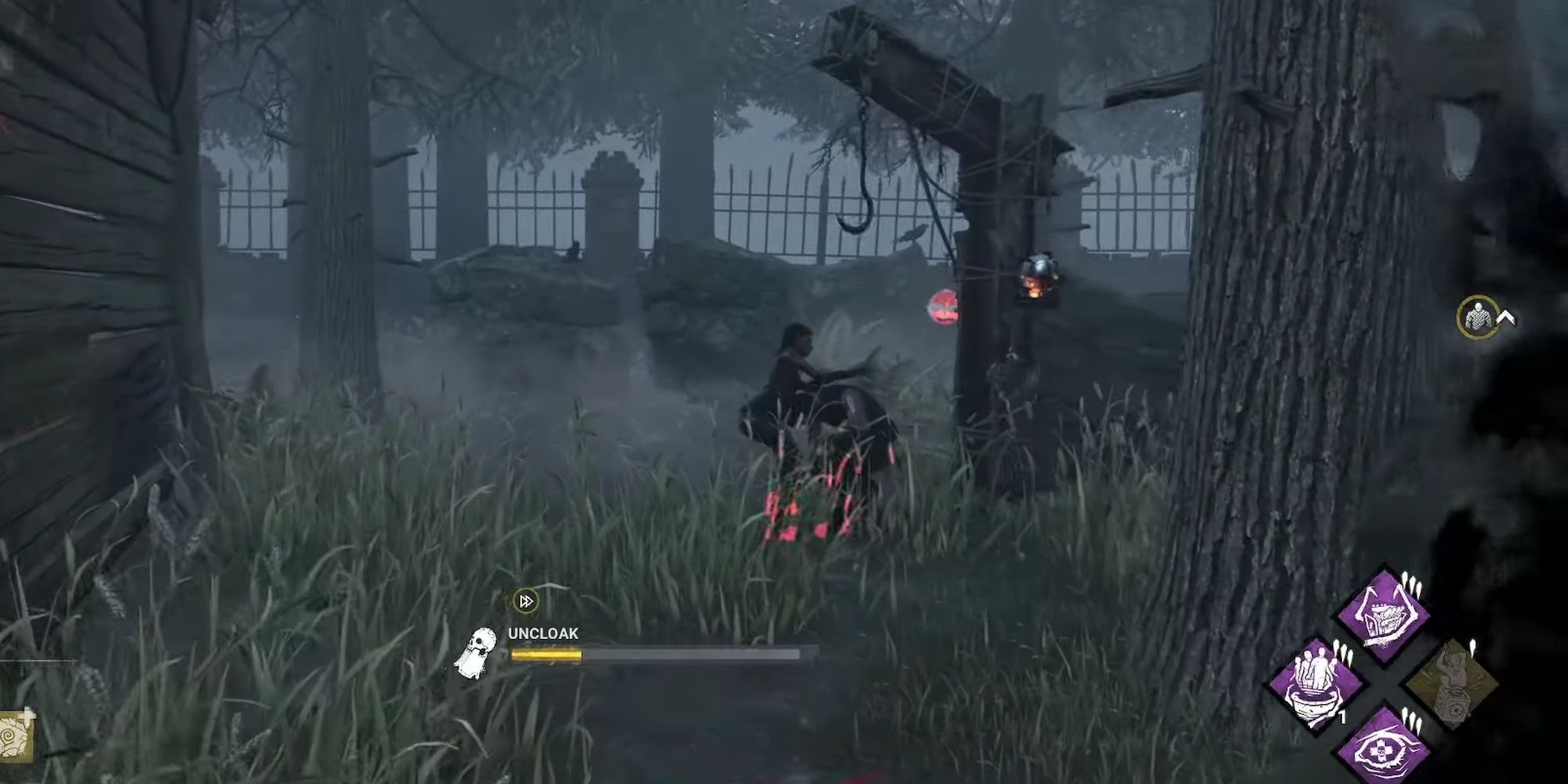 Dead By Daylight: The Wraith Ambushing Two Survivors At Once As A Trap