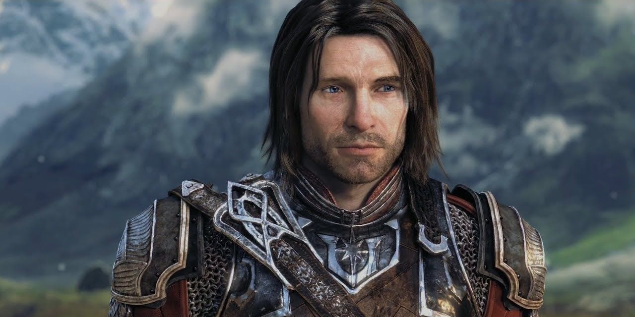A screenshot showing Talion in Middle-earth: Shadow of Mordor