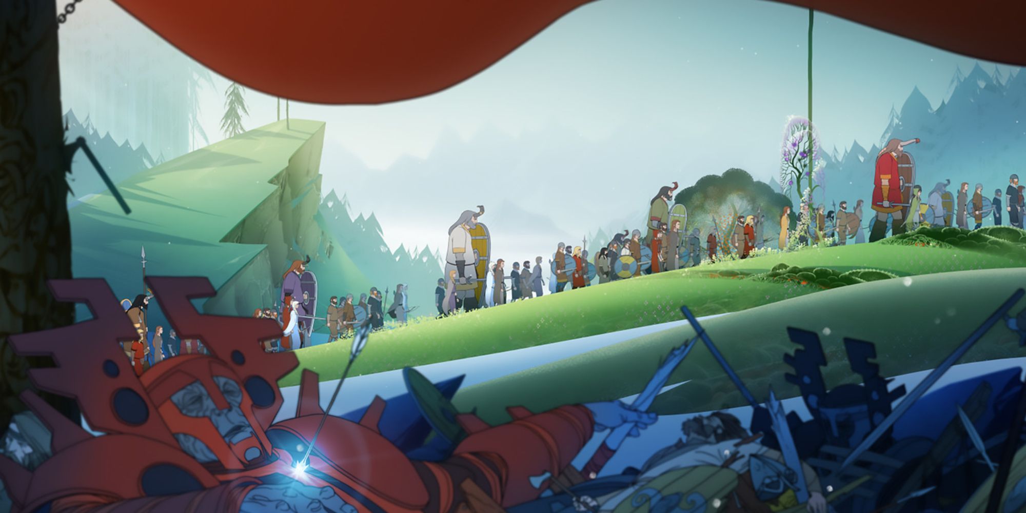 The Banner Saga 2 Screenshot Of Cutscene