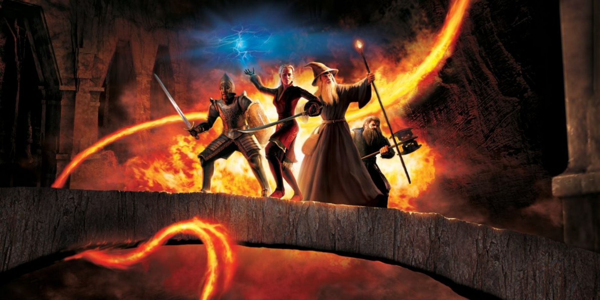 Promotional game art for The Lord of the Rings The Third Age