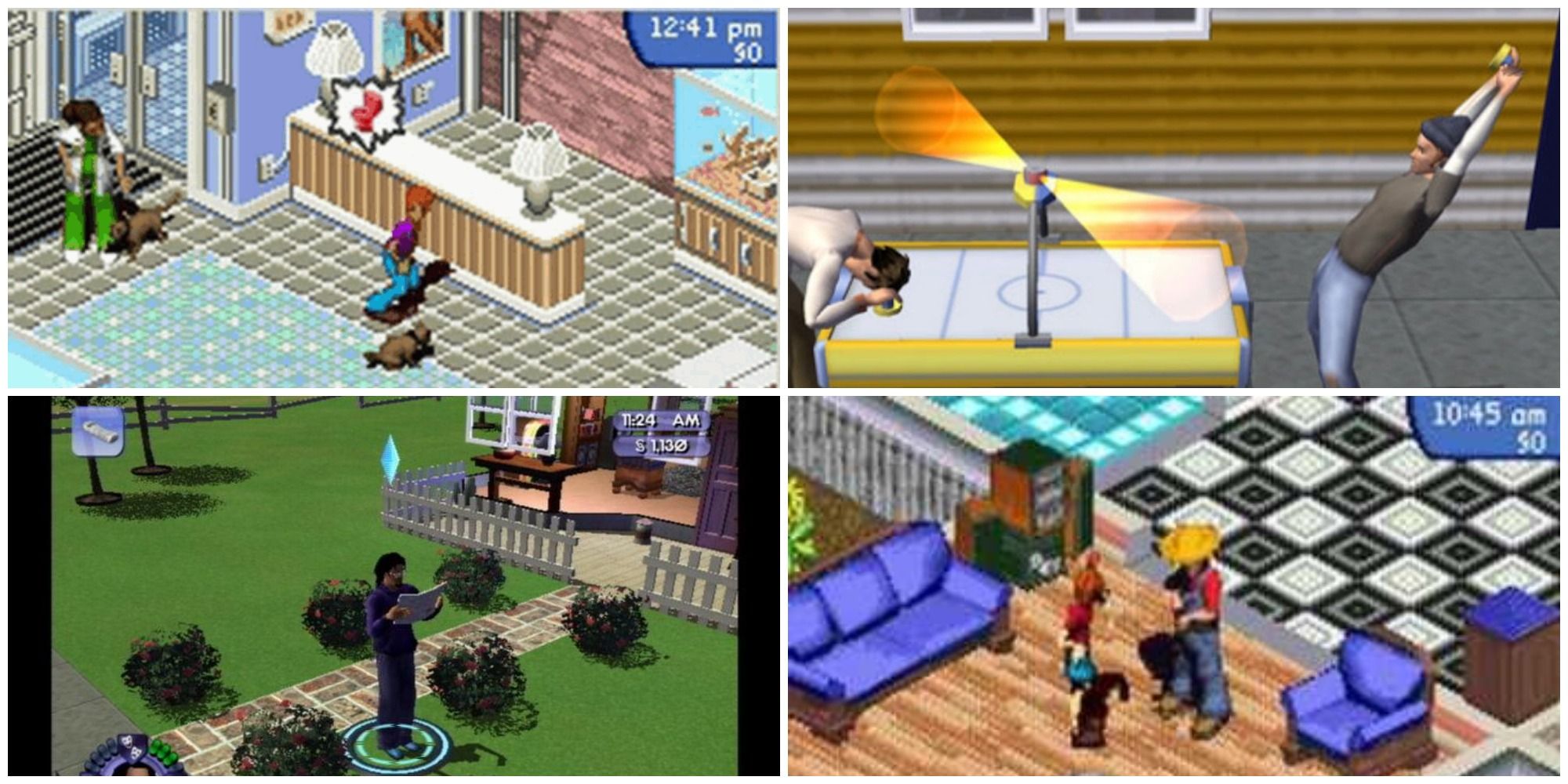 The Sims Bustin Out Collage of Screenshots