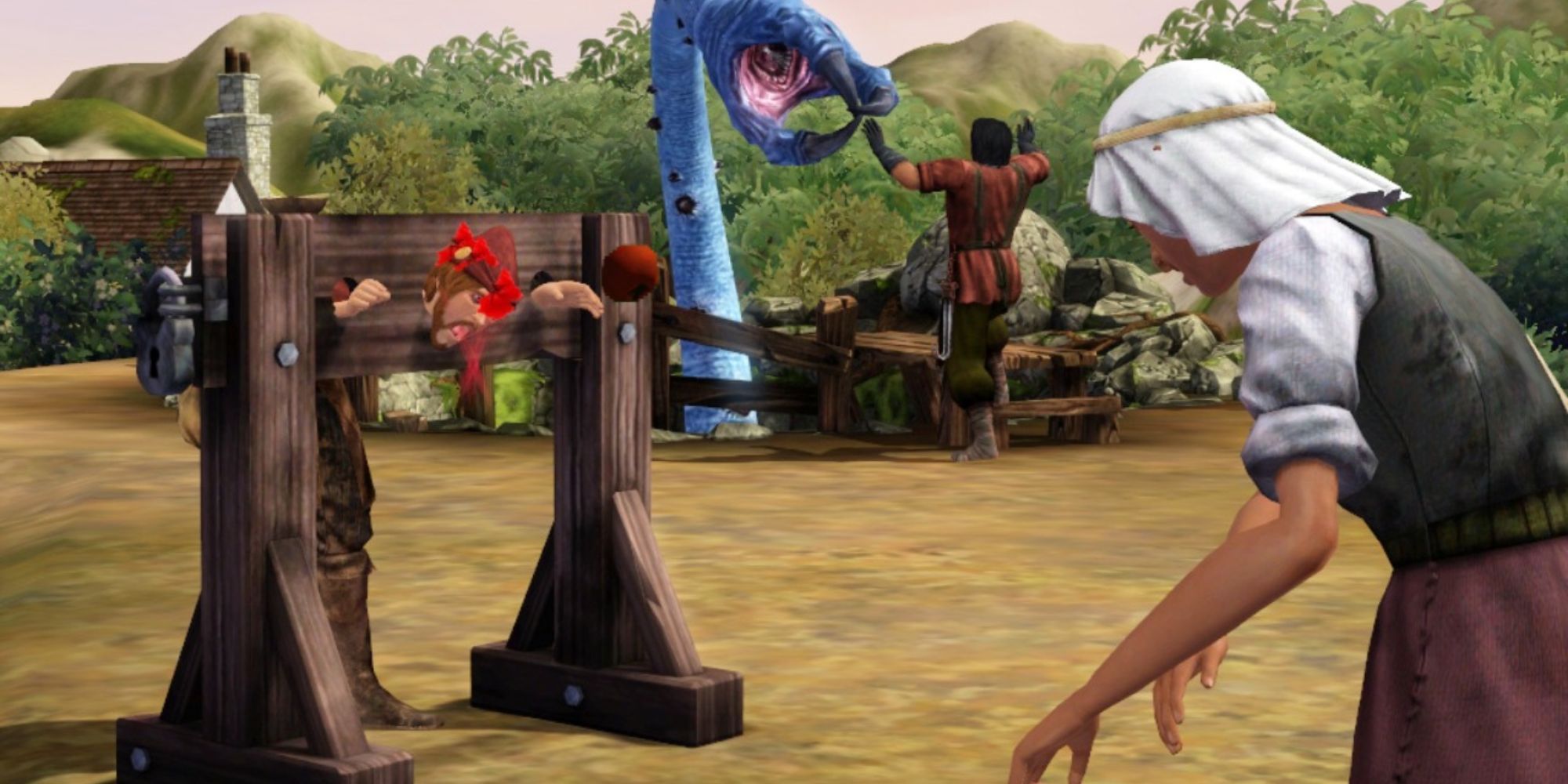 The Sims Medieval Pit Monster