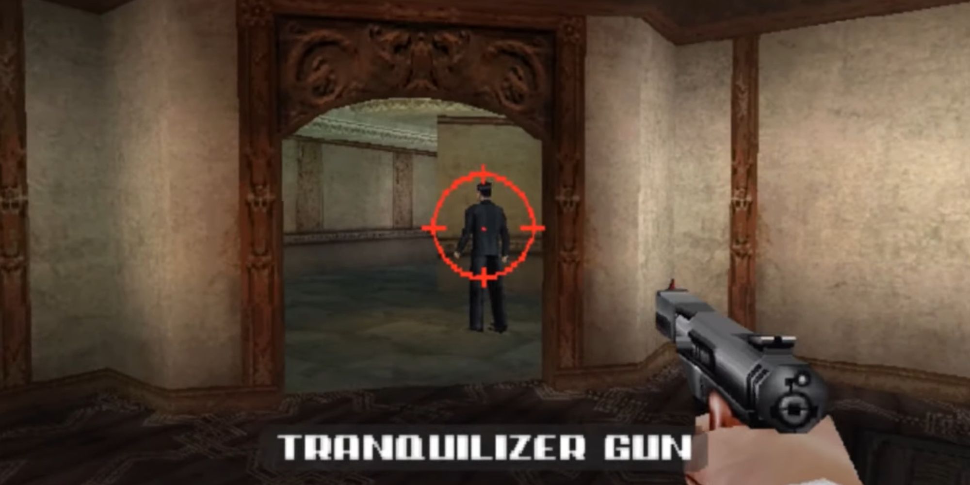 The World Is Not Enough Screenshot Of Tranquilizer Gun In Use